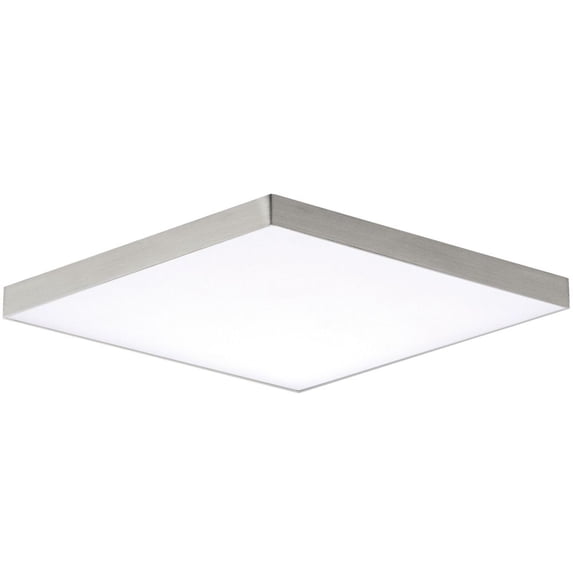 57669WTSN Maxim Lighting Trim-20W 1 LED Flush Mount-10.5 Inches wide by 0.75 inches high-Satin Nickel Finish
