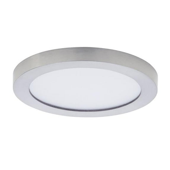 Maxim 57690WTSN 5 in. Chip Satin Nickel LED Flush Mount Ceiling Light