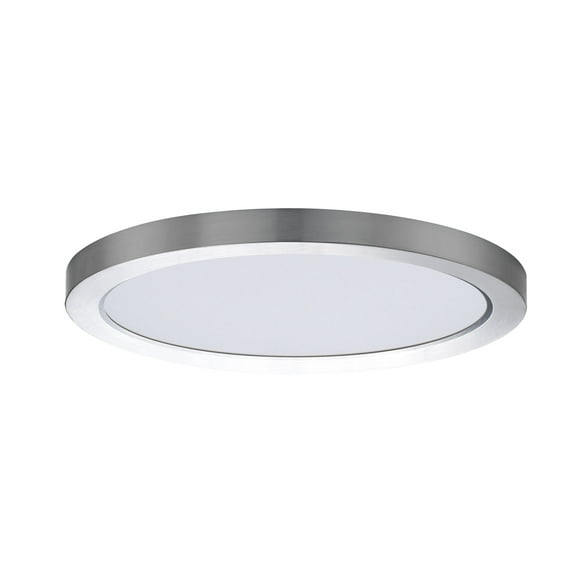 Maxim 57696 Chip 12" Wide Led Flush Mount Ceiling Fixture - Nickel