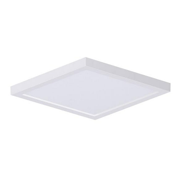 ET2 Lighting 57699WTWT 9 in. Chip 18W Sequre LED Flush Mount, White