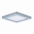 thumbnail image 1 of Maxim 57720WTSN 4.5 in. Wafer LED Square Wall Flush Mount, Satin Nickel, 1 of 3