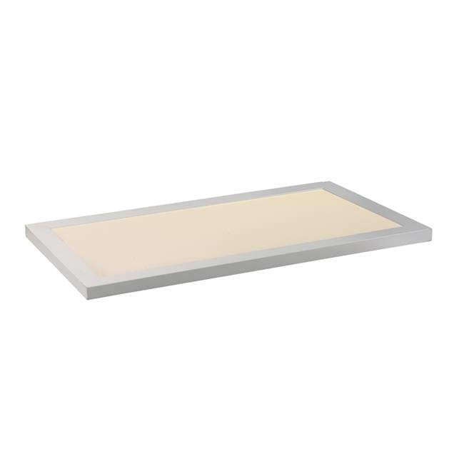 Sleek Energy Star 22W LED White Aluminum Flush Mount