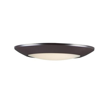 Maxim 57850WTBZ 9 in. Diverse Bronze LED Flush Mount Ceiling Light