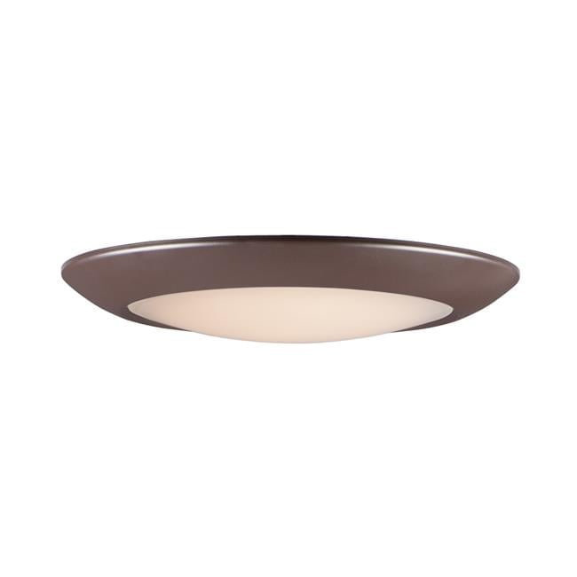 Diverse 13" Bronze Aluminum LED Indoor/Outdoor Flush Mount