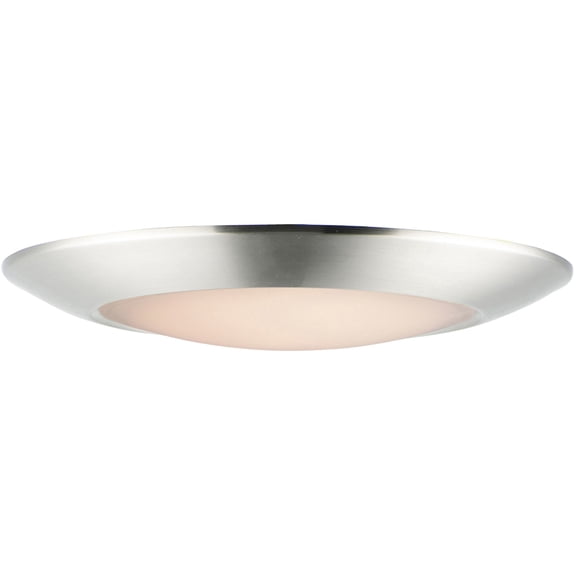 Maxim 57915WTSN Diverse 10" Wide Led Flush Mount Bowl Ceiling Fixture -5Cct - Nickel