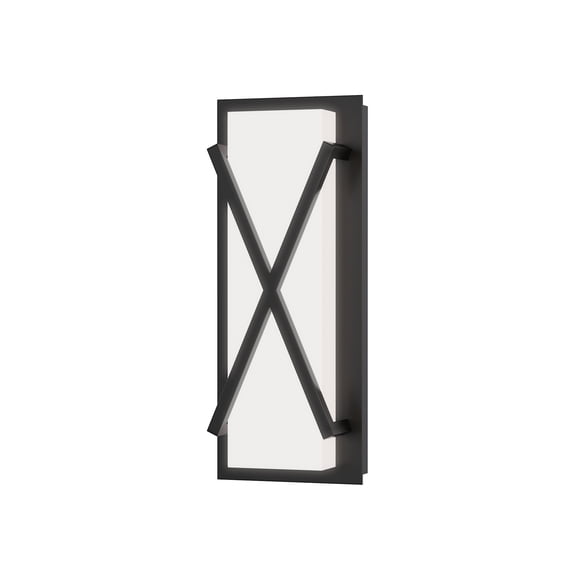 Maxim 57941WTBK Dexter 6" Tall Wall Sconce - Black