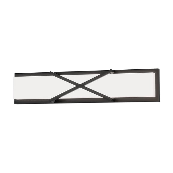 Maxim 57942WTBK Dexter 6" Tall Wall Sconce - Black