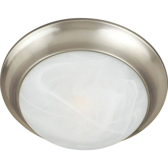 5851MRSN-Maxim Lighting-Essentials-2 Light Flush Mount in style-13.5 Inches wide by 6 inches high-Satin Nickel Finish