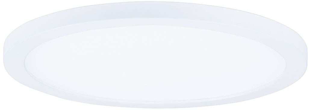 White Polycarbonate LED Flush Mount Ceiling Light