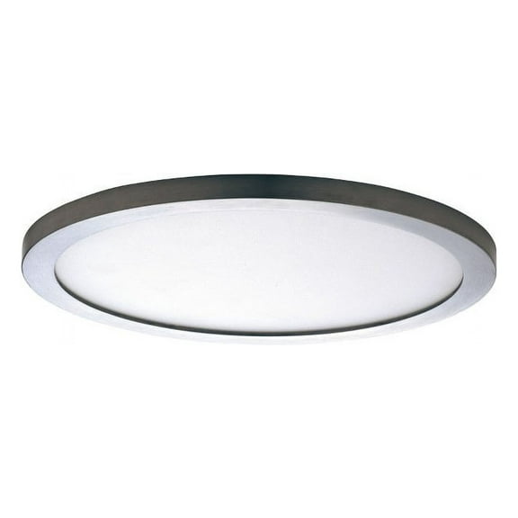 Maxim 58712Wt Wafer 7" Indoor / Outdoor Led Ceiling Light / Wall Light - Nickel