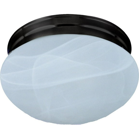 5884MROI-Maxim Lighting-Essentials-1 Light Flush Mount in Early American style-12 Inches wide by 4 inches high-Oil Rubbed Bronze Finish