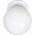thumbnail image 1 of 5889WTWT Maxim Lighting Essentials-1 Light Flush Mount in Early American style-12 Inches wide by 4 inches high-White Finish, 1 of 2