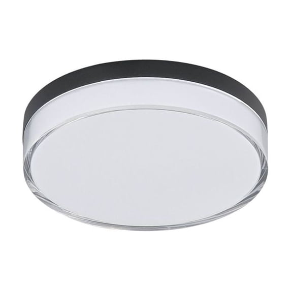 Edge 1 - Light Black - LED Iron Flush Mount Light