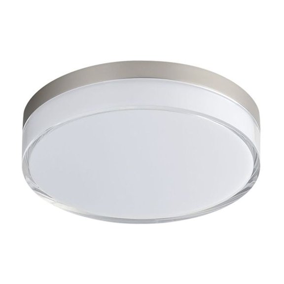 59762CLFTSN-Maxim Lighting-Edge - 16W 1 LED Flush Mount-1.5 Inches Tall and 7 Inches Wide-Satin Nickel Finish