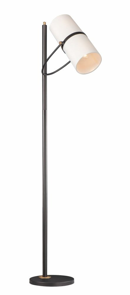 Oscar 70" Adjustable Bronze and Antique Brass Floor Lamp