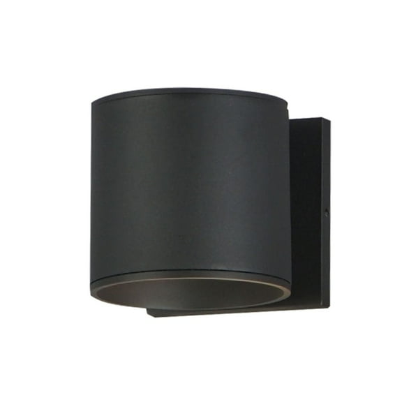 86214BK Maxim Lighting Stout - 20W 1 LED Outdoor Wall Mount-4.5 Inches Tall and 4.75 Inches Wide-Black Finish