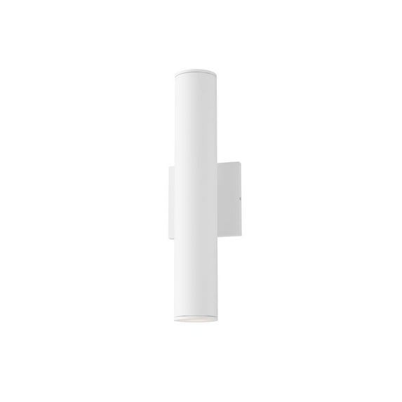 86433WT-Maxim Lighting-Calibro - 14W 2 LED Outdoor Wall Sconce-15 Inches Tall and 2.5 Inches Wide-White Finish