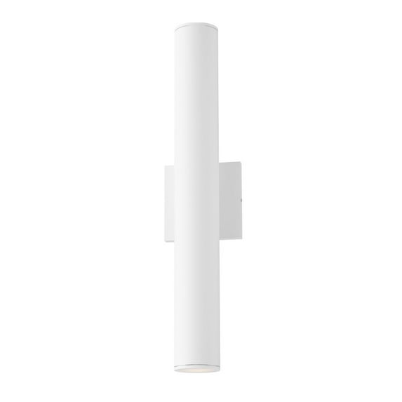 86435WT-Maxim Lighting-Calibro - 14W 2 LED Outdoor Wall Sconce-19.75 Inches Tall and 2.5 Inches Wide-White Finish