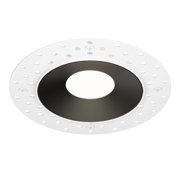 Maxim 87663BK Crisp 4-1/2" Integrated Led Adjustable Color Temperature Open Recessed Trim