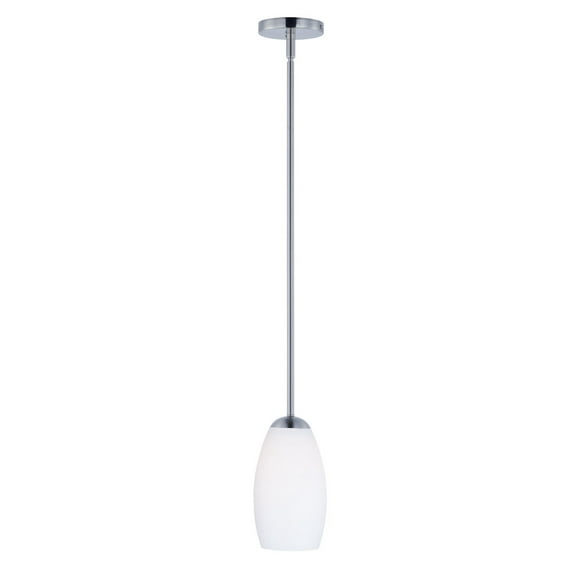 Maxim 91650SWSN Taylor 1-Light Mini Pendant, Satin Nickel