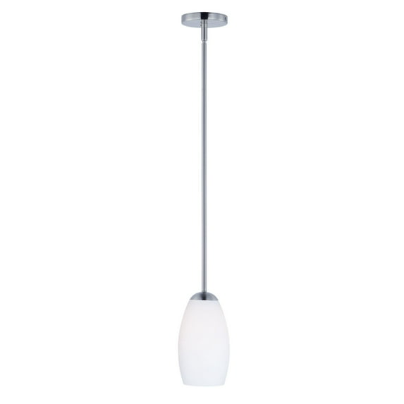 Maxim 91650SWSN Taylor 1-Light Mini Pendant, Satin Nickel