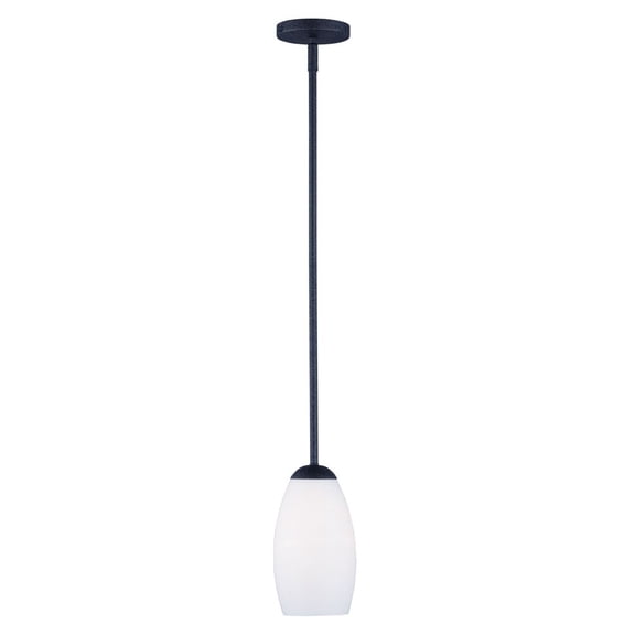 Maxim 91650SWTXB Taylor 1-Light Mini Pendant, Textured Black
