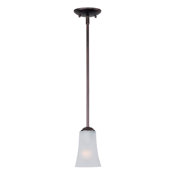 Maxim 92040FTOI 7.5 x 4.5 in. Logan One Light Mini Pendant, Oil Rubbed Bronze