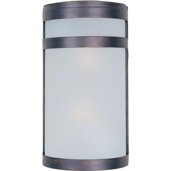 Maxim Arc 2-Light Outdoor Wall Mount Oil Rubbed Bronze 5002FTOI