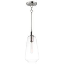 11114CLSN Maxim Lighting Babylon - 16 Inch 1 Light Pendant-Satin Nickel Finish -Traditional Installation