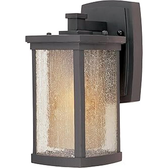 Maxim Lighting 55652 Bungalow LED Outdoor Wall Mount, Bronze Finish, 5.25 by 11-Inch