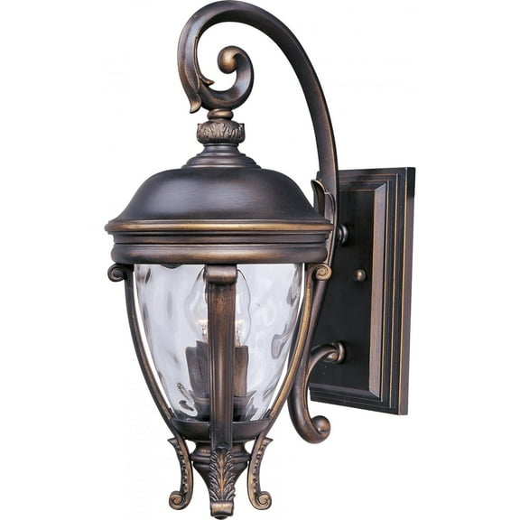 Maxim Camden VX Two Light 19-Inch Outdoor Wall Light - Golden Bronze - 41424WGGO