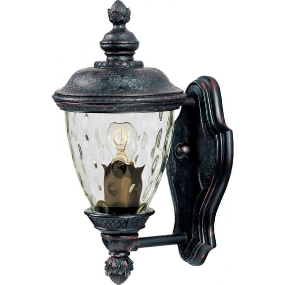 Maxim Carriage House VX One Light 12-Inch Outdoor Wall Light - Oriental Bronze - 40495WGOB