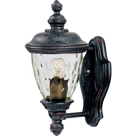 Maxim Carriage House VX One Light 12-Inch Outdoor Wall Light - Oriental Bronze - 40495WGOB