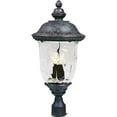thumbnail image 1 of Maxim Carriage House VX Three Light 26-Inch Outdoor Post Light - Oriental Bronze - 40420WGOB, 1 of 4