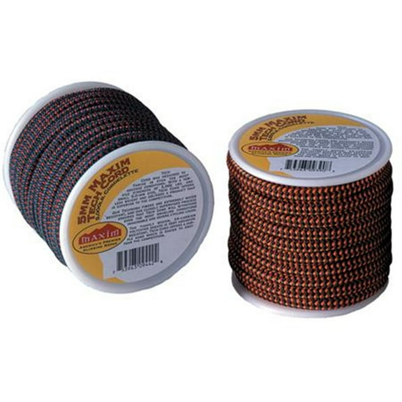 Maxim Climbing Ropes Tech Cord 5mm X 25m - Orange: Durable and Versatile Cords & Accessories