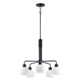 thumbnail image 1 of 11277SWBK Maxim Lighting Coraline-5 Light Chandelier-26.75 Inches wide by 23 inches high-Black Finish    -Traditional Installation, 1 of 5