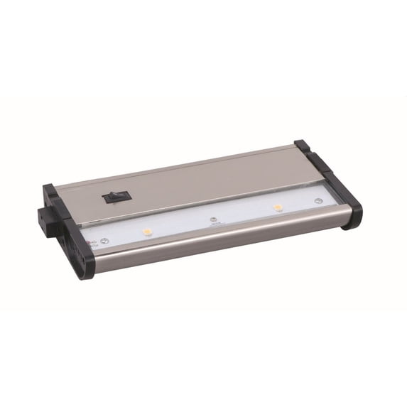 89912SN-Maxim Lighting-CounterMax MX-L120DC-Issue in style-4 Inches wide by 7.00 Inches Length-Satin Nickel Finish