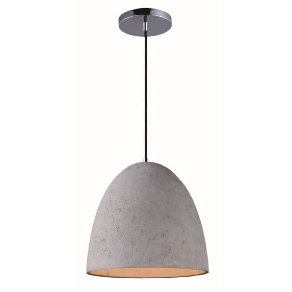 12396GYPC Maxim Lighting Crete-Pendant 1 Light-15.25 Inches wide by 15 inches high -Traditional Installation