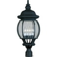 thumbnail image 1 of Maxim Crown Hill Four Light 27-Inch Outdoor Post Light - Black - 1038BK, 1 of 2