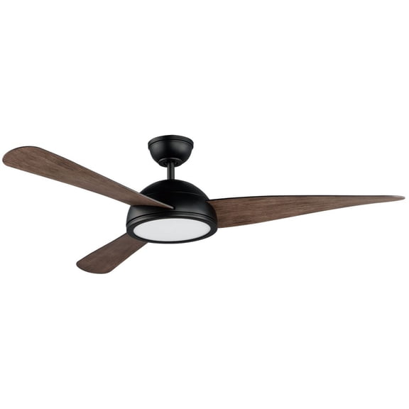 88801OI Maxim Lighting Cupola - 52 Inch 3 Blade Ceiling Fan with Light Kit-Oil Rubbed Bronze Finish-Integrated LED Lamp Base Type
