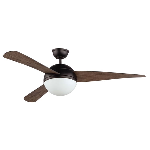 Maxim Lighting - Cupola - 52 Inch 3 Blade Ceiling Fan with Light Kit-Oil Rubbed