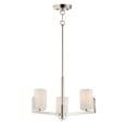 thumbnail image 1 of 21285SWSN Maxim Lighting Dart-Three Light Chandelier-22.25 Inches wide by 13.5 inches high-Satin Nickel Finish    -Traditional Installation, 1 of 5