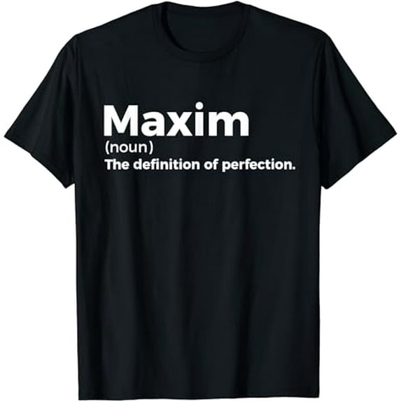 Maxim: Definition of Perfection - Funny Maxim T-Shirt