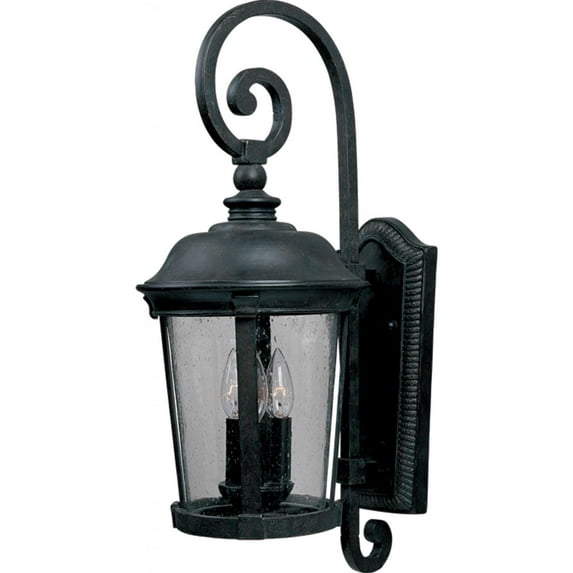 Maxim Dover DC Three Light 31-Inch Outdoor Wall Light - Bronze - 3025CDBZ