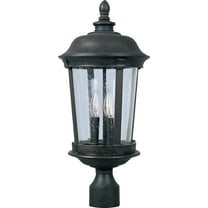 Maxim Dover VX Three Light 25-Inch Outdoor Post Light - Bronze - 40092CDBZ