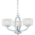 thumbnail image 1 of 19041FTPC Maxim Lighting Elle-Three Light Convertible Semi-Flush Mount/Chandelier in Contemporary style-17 Inches wide by 11 inches high, 1 of 3