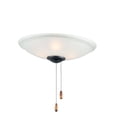 thumbnail image 1 of Maxim FKT213FTBK Basic-Max 3-Light Fan Kit, Black, 1 of 5