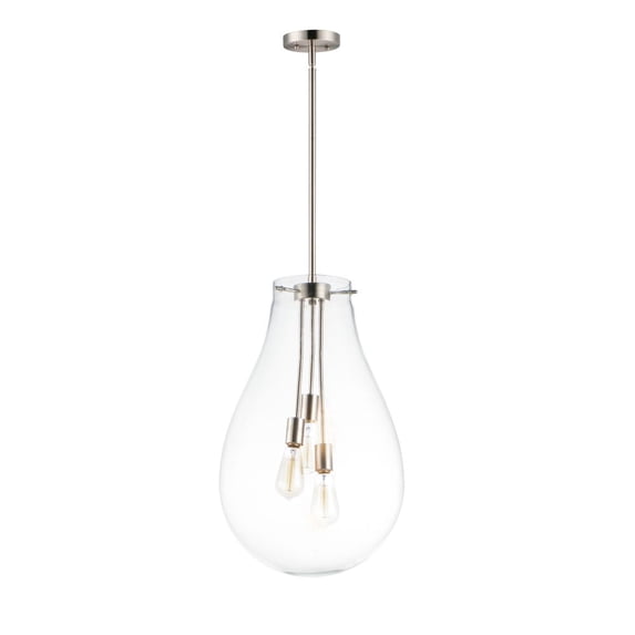 10164CLSN Maxim Lighting Gourd-3 Light Pendant-15.75 Inches wide by 24.75 inches high
