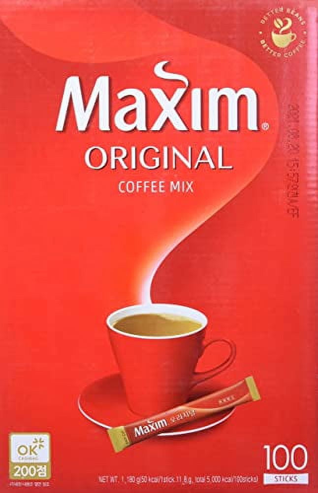 Maxim Ground Original Korean Coffee - 100pks - Walmart.com