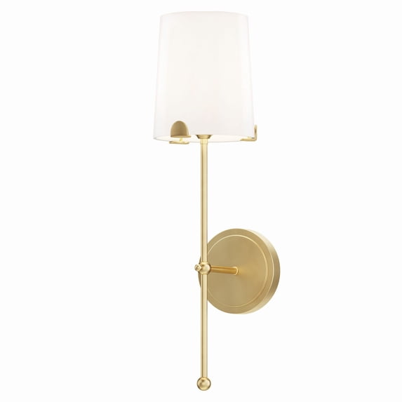 32361WTSBR-Maxim Lighting-Huntington - 1 Light Wall Sconce-20 Inches Tall and 6 Inches Wide-Satin Brass Finish